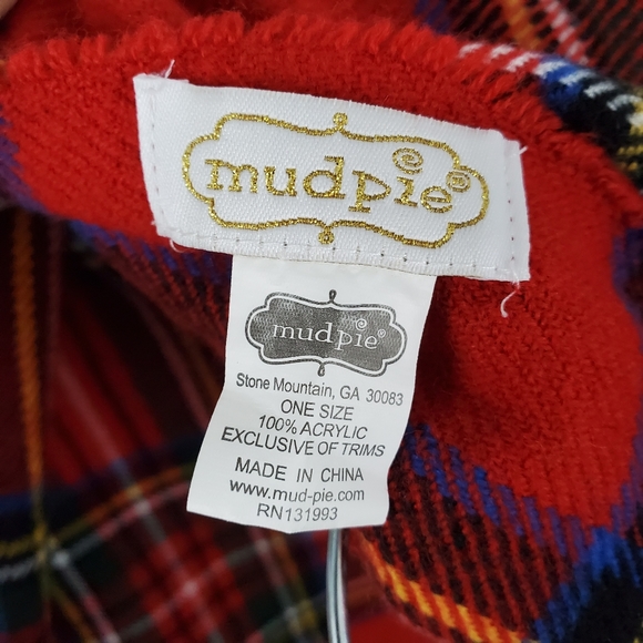 Mudpie | Plaid Blanket Shawl - Picture 5 of 7